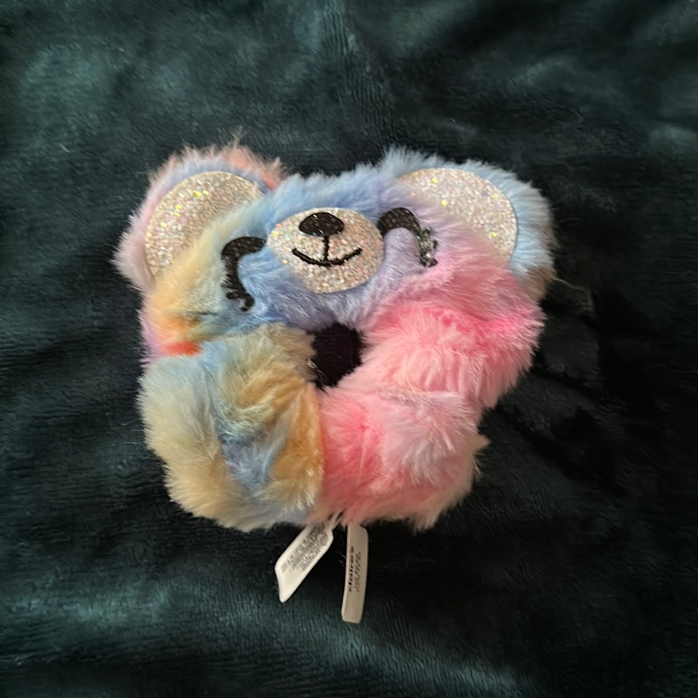 Claire’s Tie Dye Bear Scrunchie